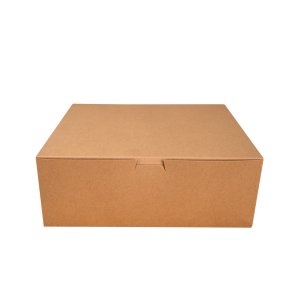 Caja Kraft para pastel 20 x 20 x 13 cms.