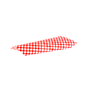 Hojas de papel, antigrasa, cuadro rojo, 30 x 30 cm.