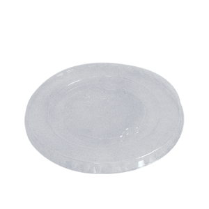 Tapa plana p/vaso cristal de 12, 16, 20 oz. c/orificio