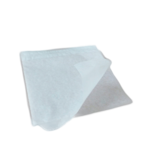 Bolsita Blanca Encerada Abierta 18 x 16 cm.