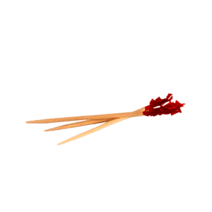 Palillos con Celofan de colores 10 cm.