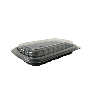 Contenedor p/micro. grande (26 x 19 cm.) con tapa
