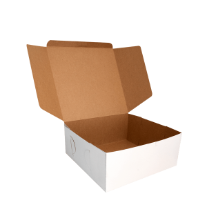 Caja Blanca para pastel 30 x 30 x 13 cms.