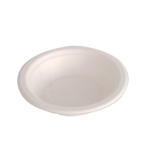 Plato sopero, biodegradable blanco 12 oz.