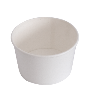 Envase de papel blanco 8 oz.