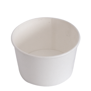 Envase de papel blanco 4 oz.