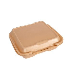 Contenedor Biodegradable de unicel 8 x 8 cm. c/div