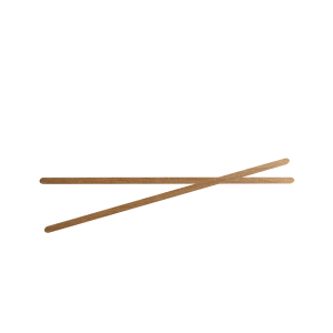 Agitador de madera de 19 cm.