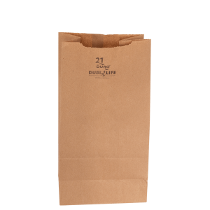 Bolsa de Papel Kraft #21, 21 x 15 x 33 cm.