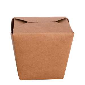 Contenedor Cubo Kraft 26 oz