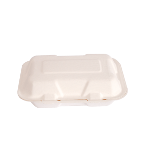 Contenedor biodegradable blanco 23 x 15