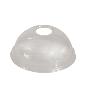 Tapa domo PLA 12/16/24oz - Cristal, Bebida fría