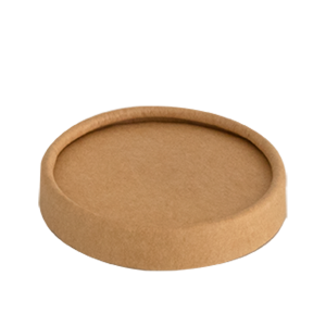 Tapa Papel p/envase de papel Kraft de 2 oz.