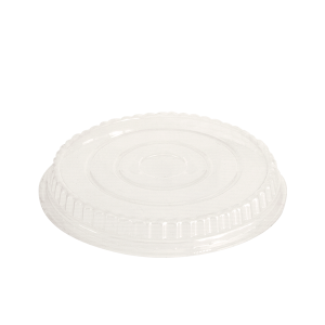 Tapa Plástico p/envase redondo de aluminio 18 cm.