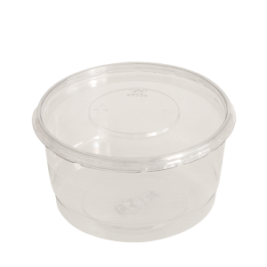 Envase Deli PET de 16 oz. con Tapa Diam. 138 mm alt. 68 mm