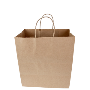 Bolsa papel kraft 1/6´ asa cordón