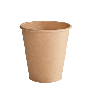 Vaso de papel kraft 12 oz. Bebida caliente