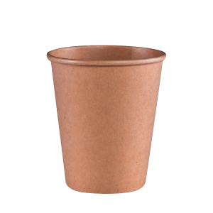 Vaso papel kraft 8 oz. Bebida caliente