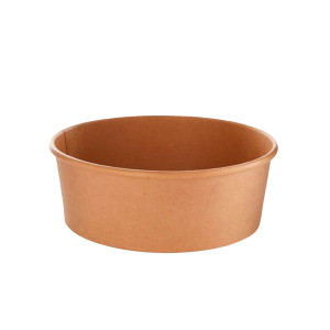 Bowl de papel Kraft de 44 oz. 180 mm Diam.