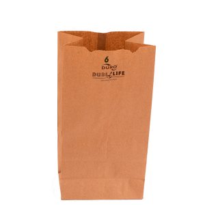 Bolsa de papel Kraft,  15 x 9 x 26 cm. N°6