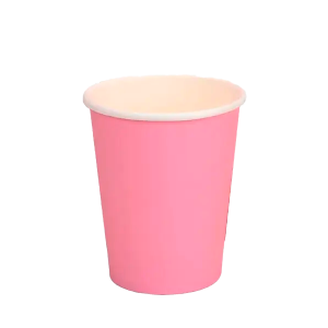 Vaso bebida caliente 12 oz rosa